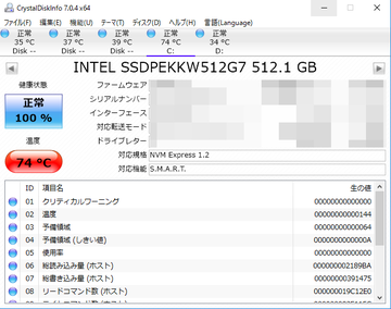 ヒートシンク取り付け前ベンチ中m